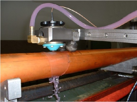 焊缝超声测厚和内外毛刺实时监测系统